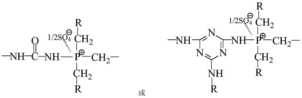 Cross-linked type insoluble halogen-free flame retardant and preparation method and application thereof