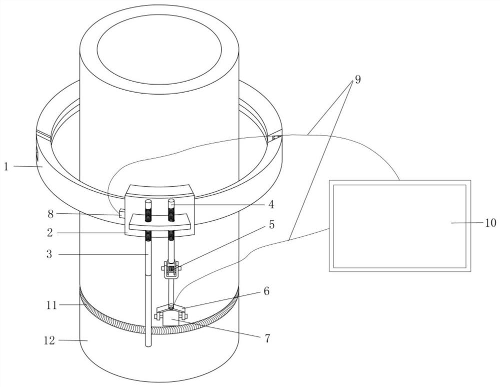 Phased array ultrasonic detection device for small-diameter pipe weld joint and working method thereof