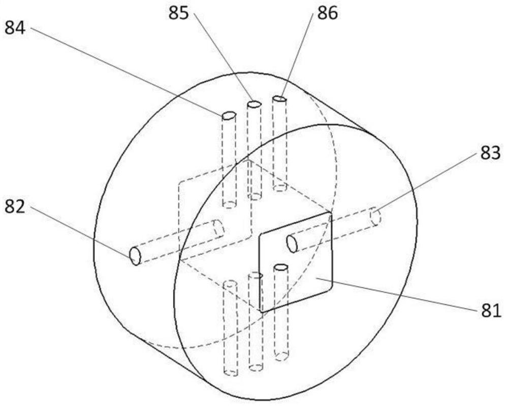 A gas leakage concentration quantitative detection device and method based on infrared thermal imaging technology