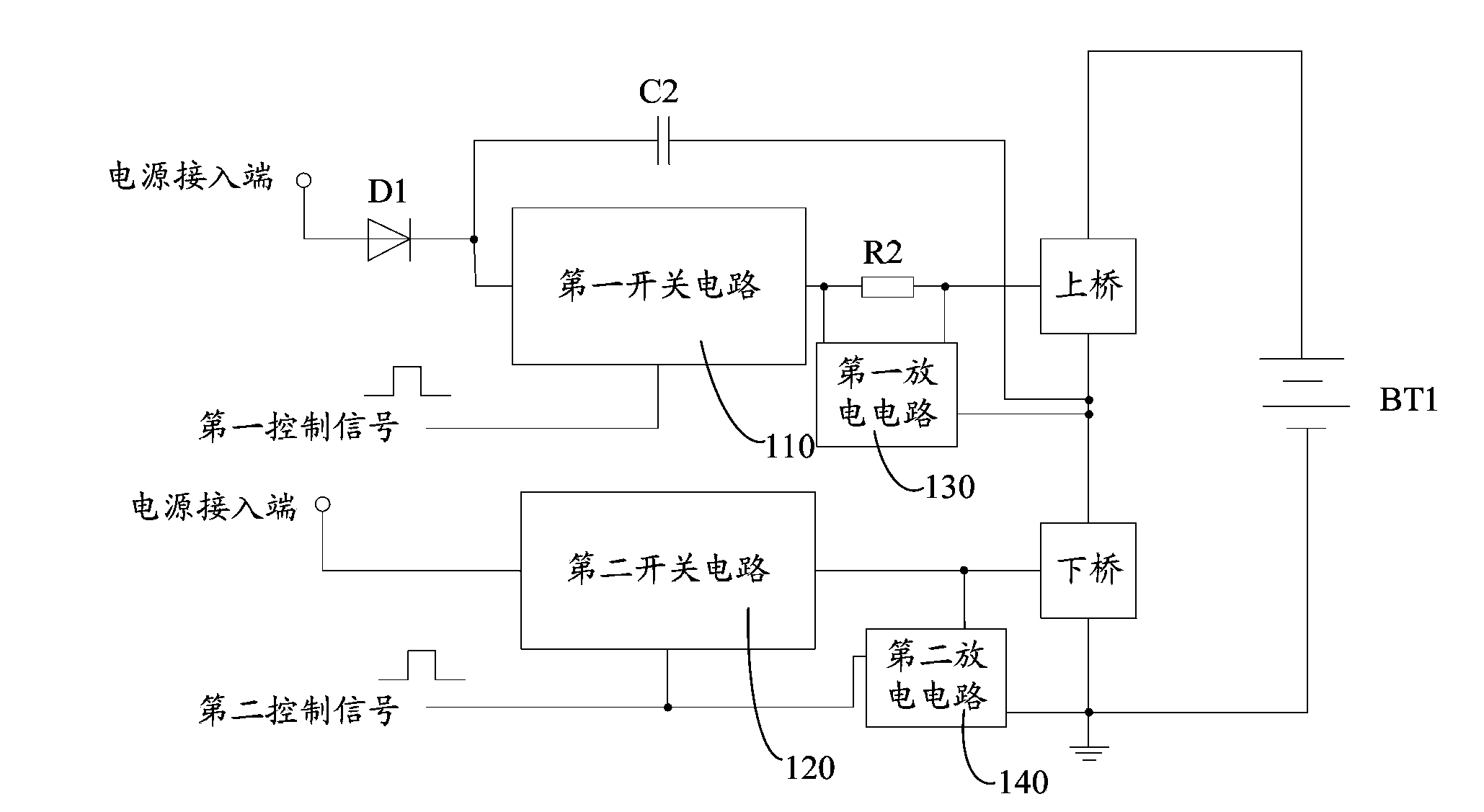 Half-bridge driving circuit