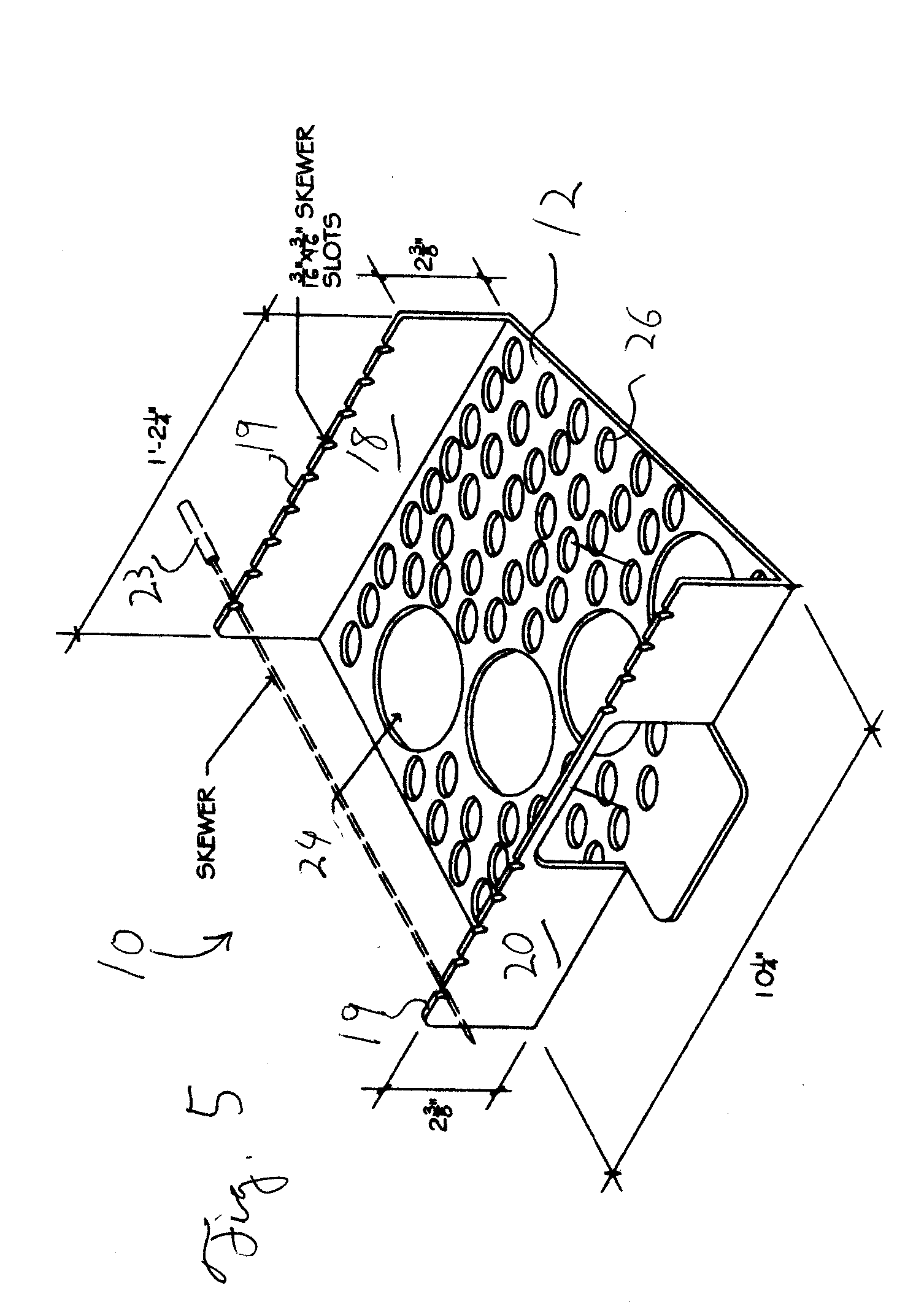 Grill and method for making and using the improved grill