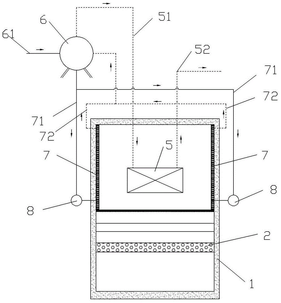 A biomass burning power boiler