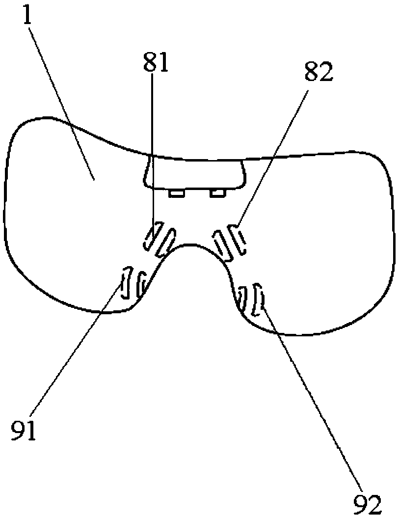 Information monitoring eye shield for blood oxygen measurement