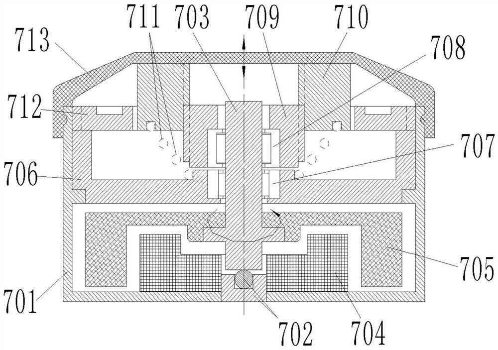 Ship-borne impact type swing drive wave generator