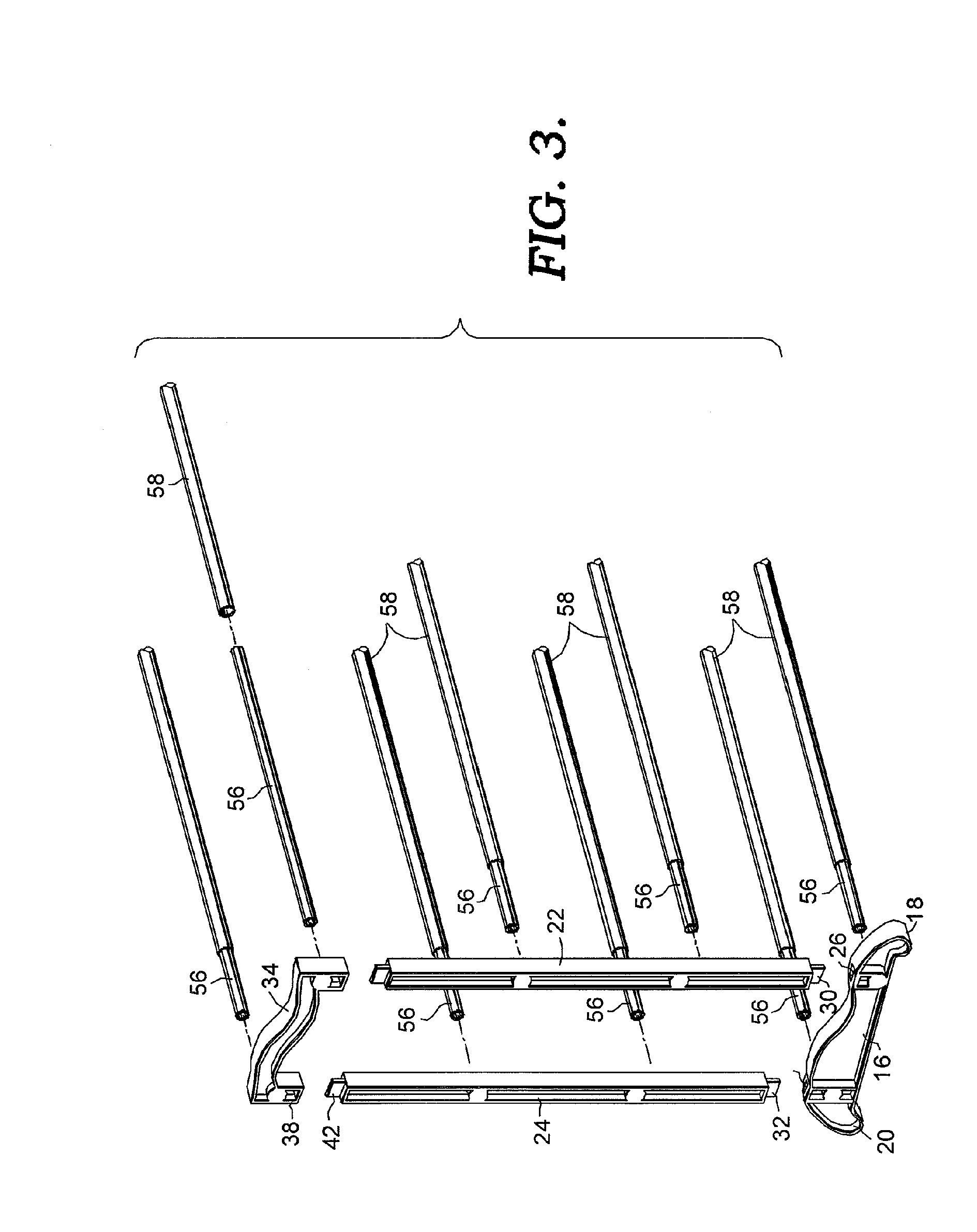 Expansible shoe rack