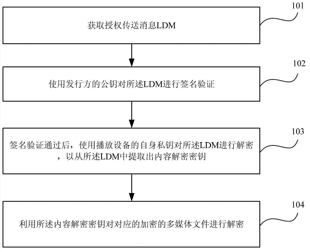 Method and device for protecting network digital multimedia copyright