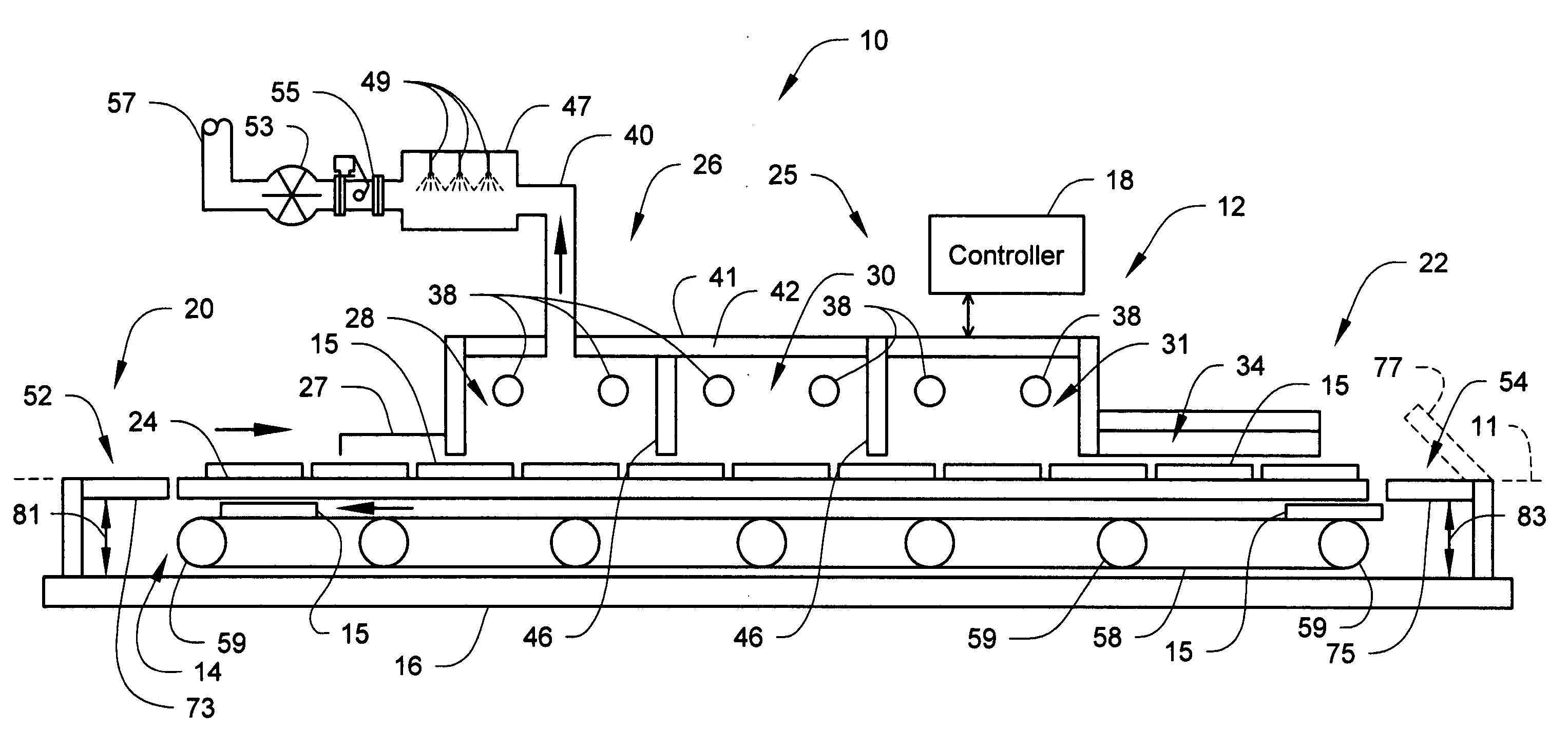 Linear hearth furnace system and methods regarding same