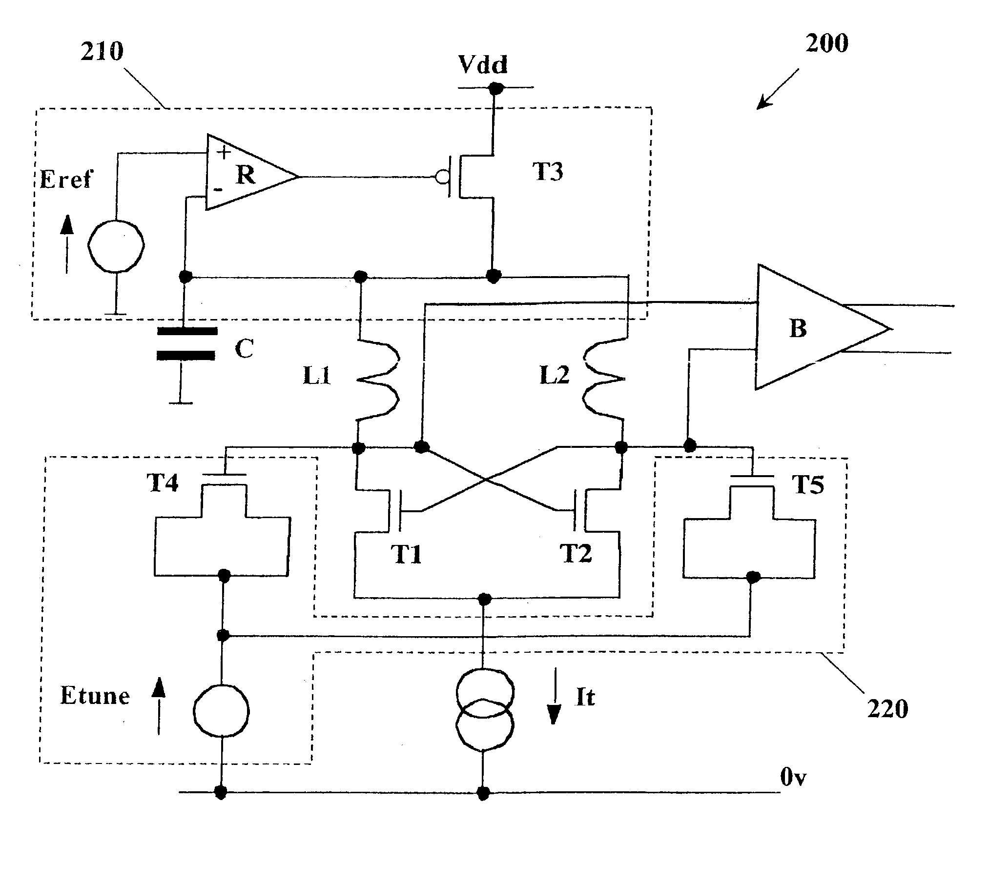 Voltage controlled oscillator circuit and method