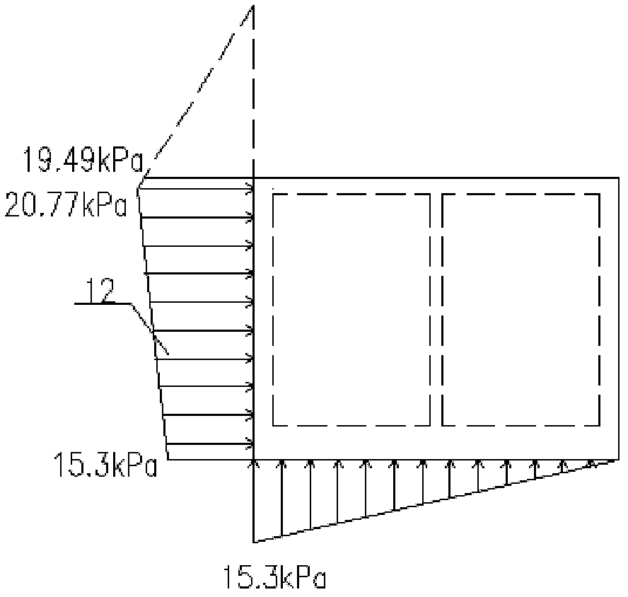 Triangular caisson