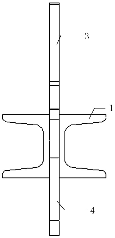 A building formwork connecting device and its construction method