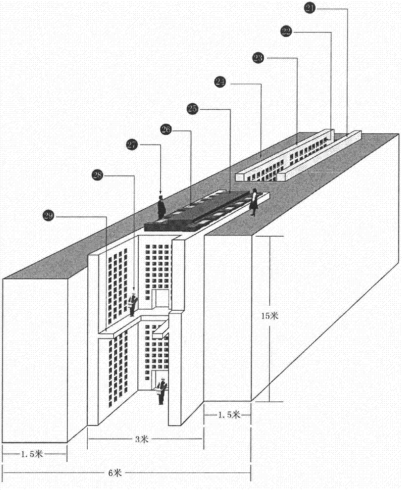 Novel three-dimensional funeral