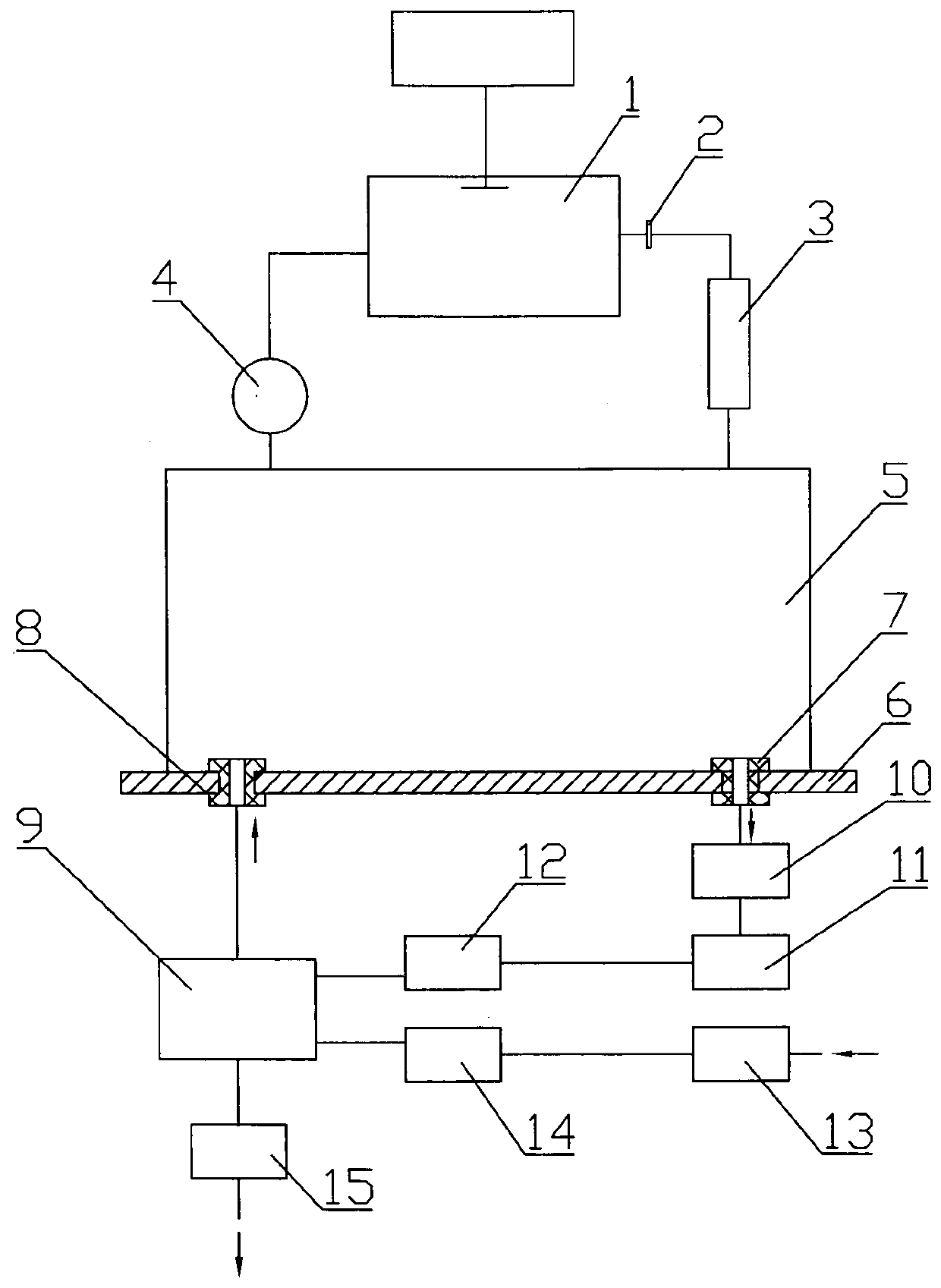 Device and method for randomly adjusting radon precipitation rate and effective decay constant by gas-flow type radon source