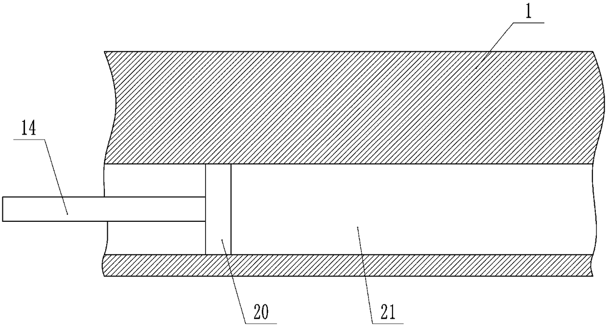 Perforating device for vegetable planting