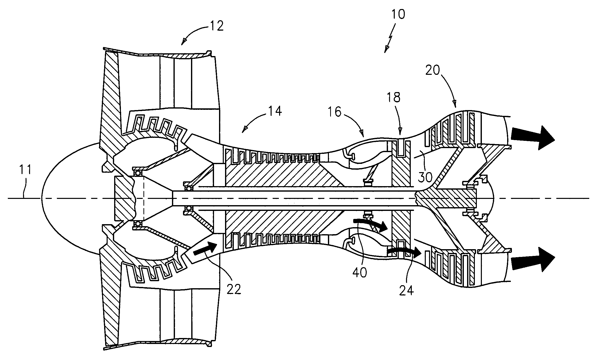 Turbine cooling air sealing