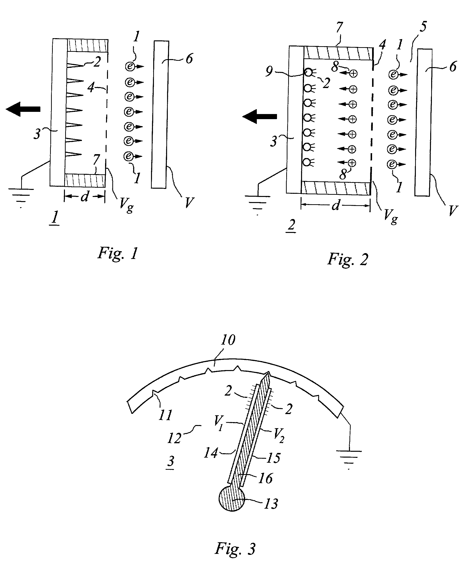 Positioning and motion control by electrons, Ions, and neutrals in electric fields