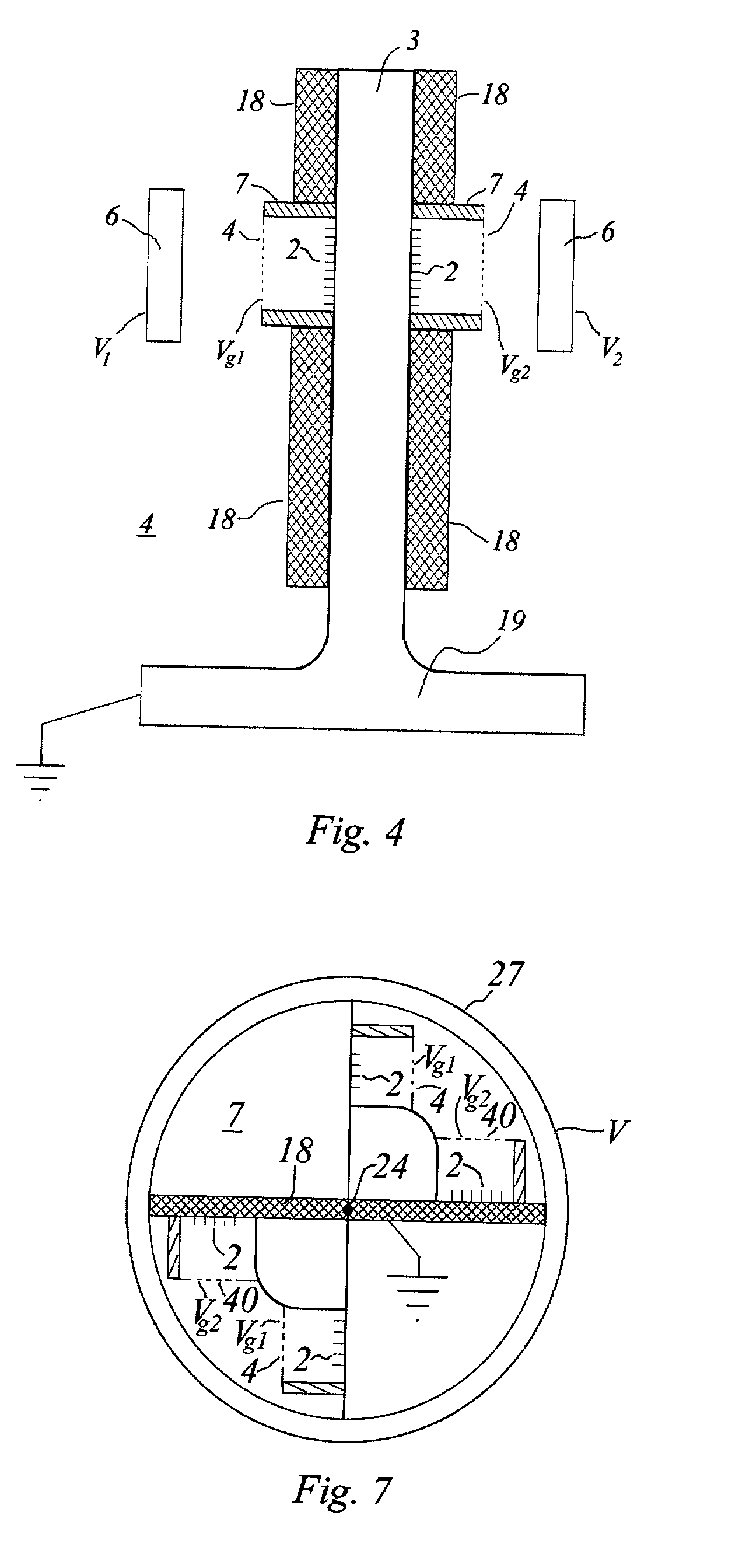 Positioning and motion control by electrons, Ions, and neutrals in electric fields