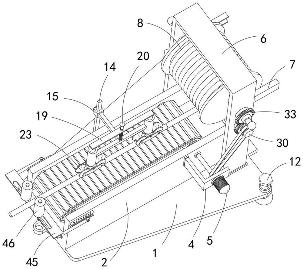 Automatic communication cable laying device