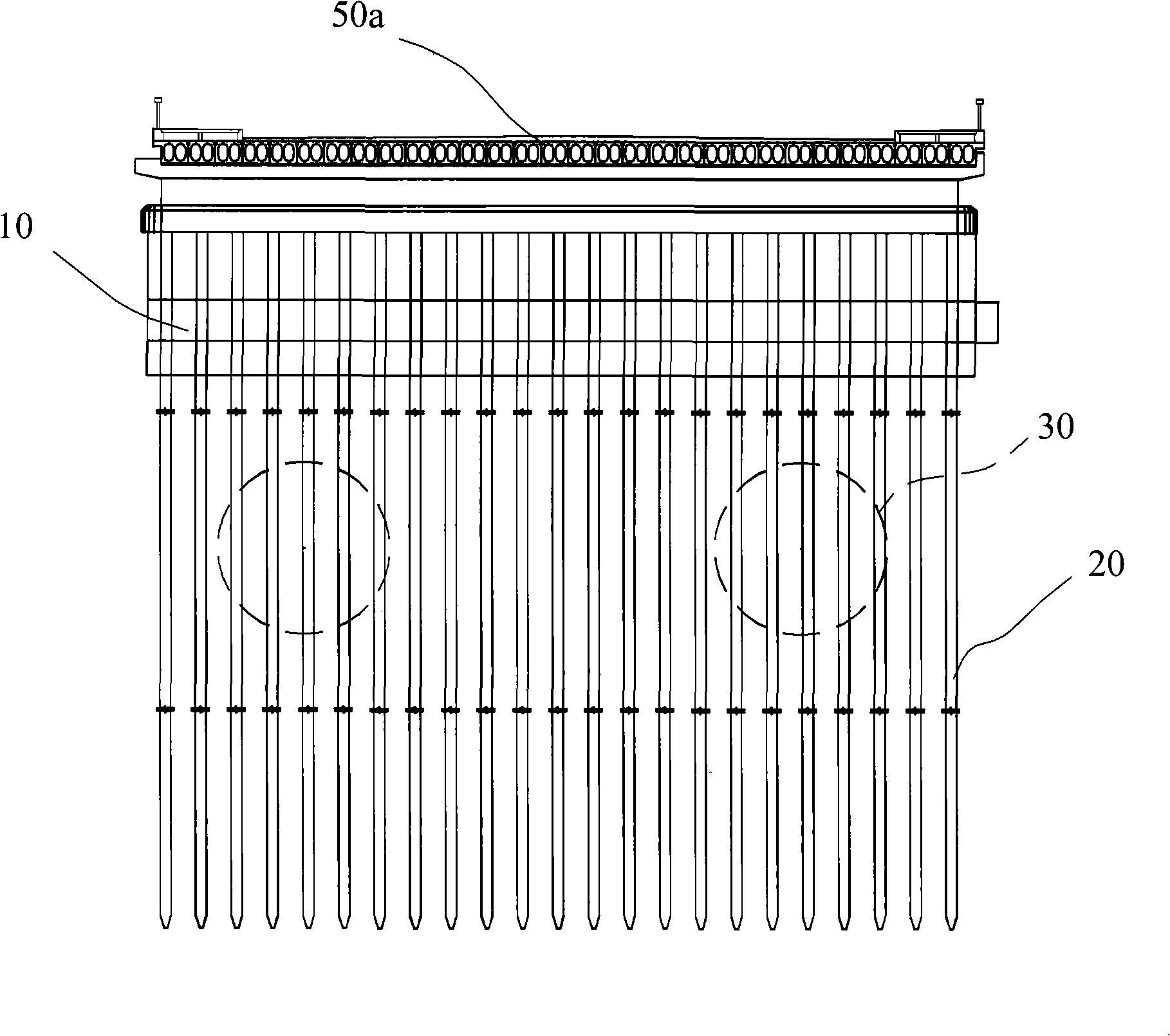 Buildings pile underpinning method