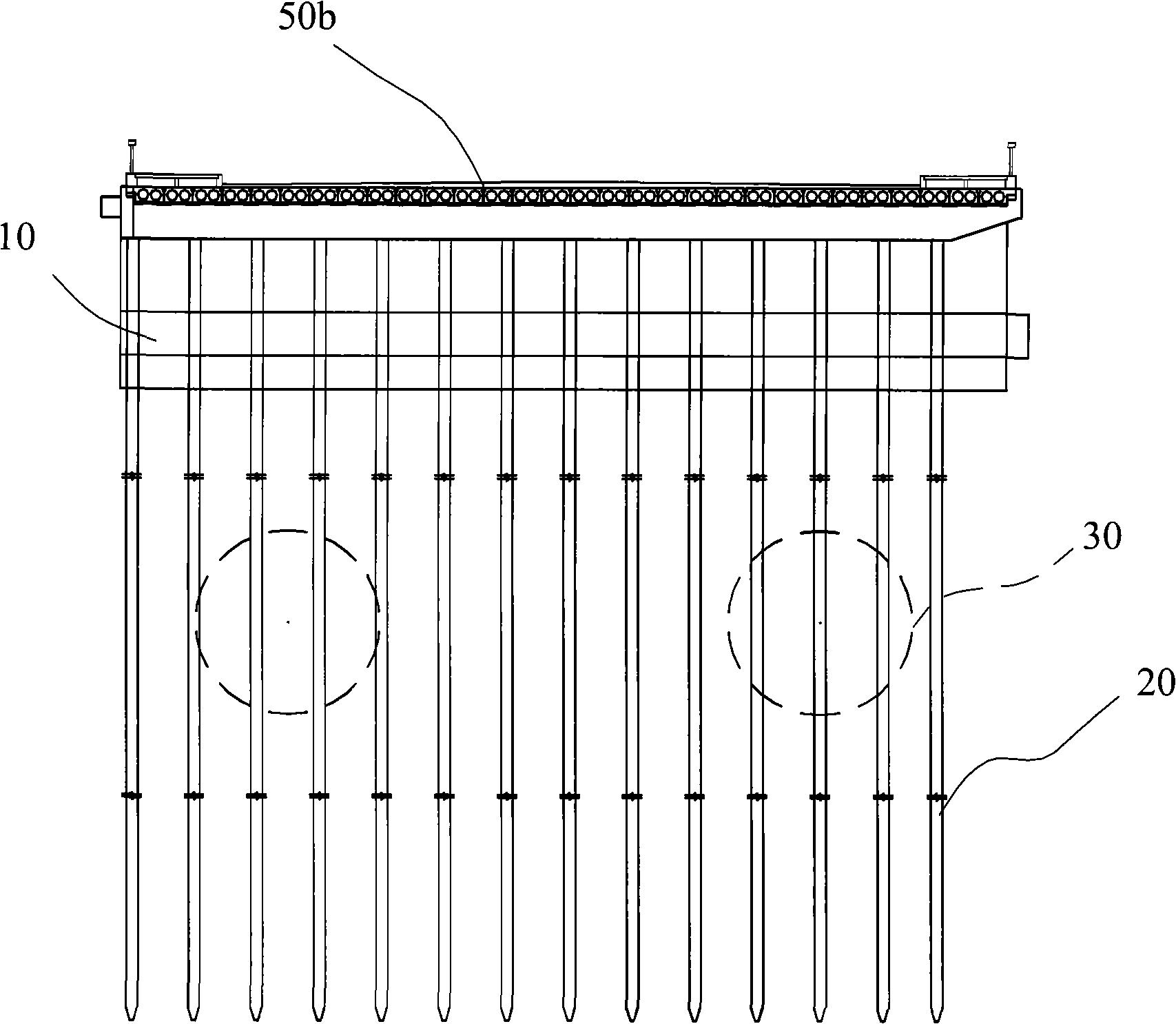 Buildings pile underpinning method