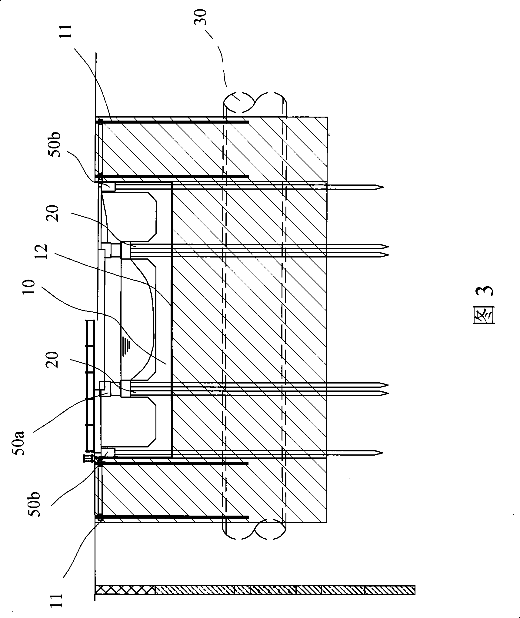 Buildings pile underpinning method