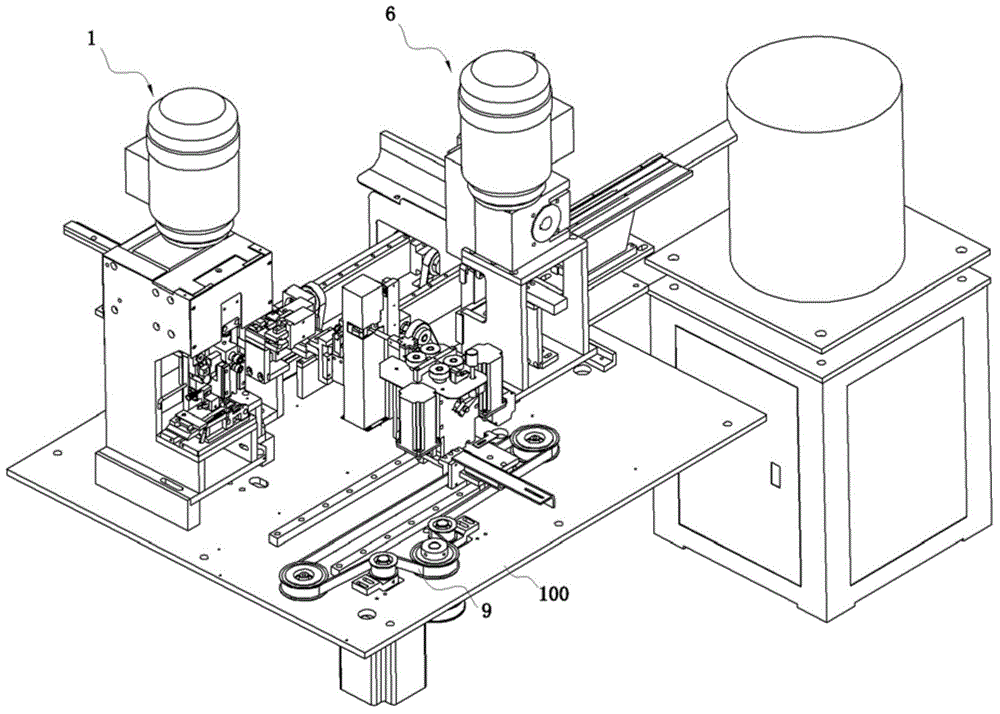 Full-automatic copper belt machine, terminal machine and method for feeding sheaths by pressing copper belt riveting terminals