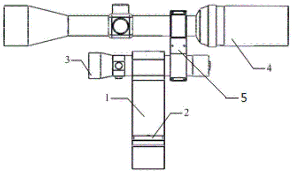 Rapid sighting device and method for waveguide antenna