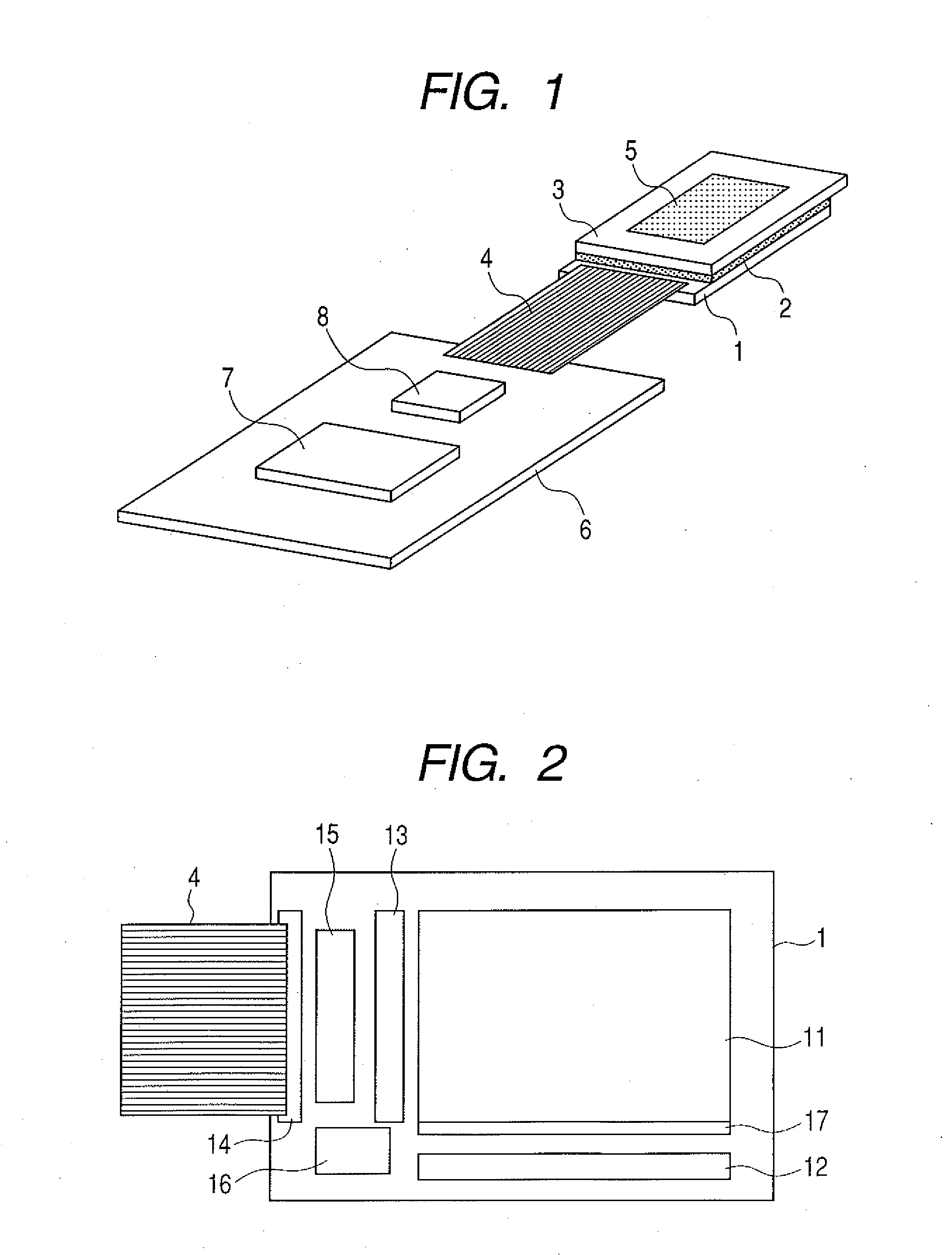 Active matrix substrate, reflection type of liquid crystal display and projection type liquid crystal display apparatus