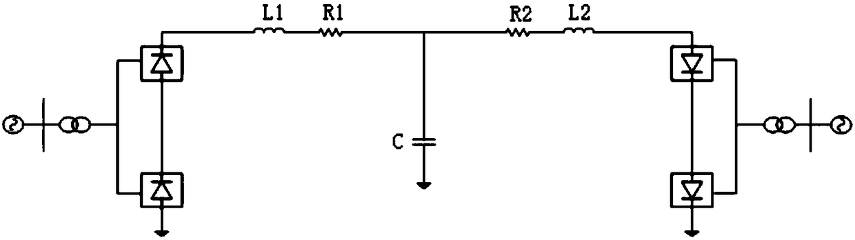 Harmonic instability evaluation method for DC transmitting and receiving end weak systems