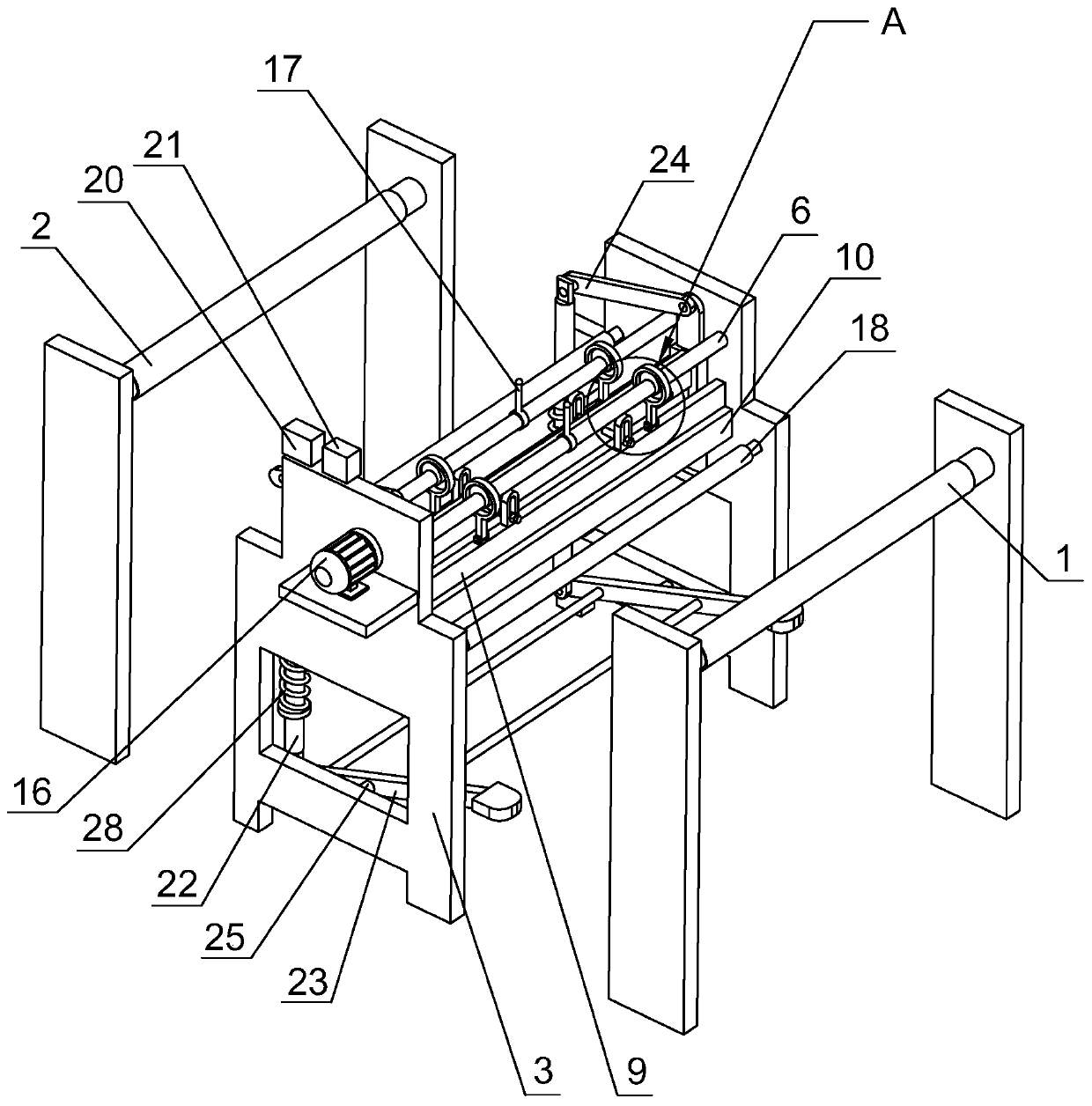 Plane winding machine