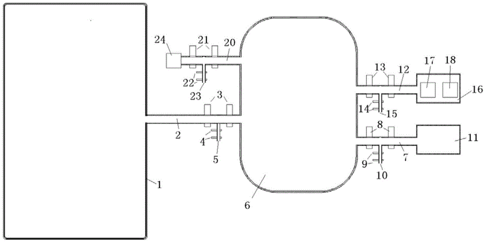 A high yield neutron generator helium processing device