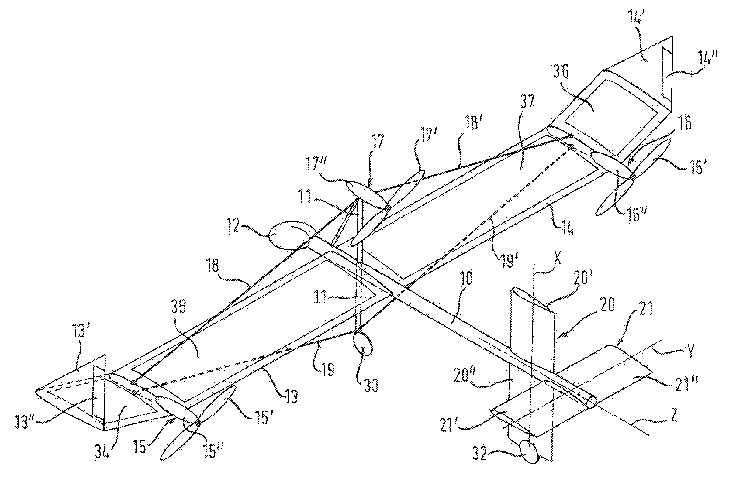 High Altitude Aircraft, Aircraft Unit and Method for Operating an Aircraft Unit