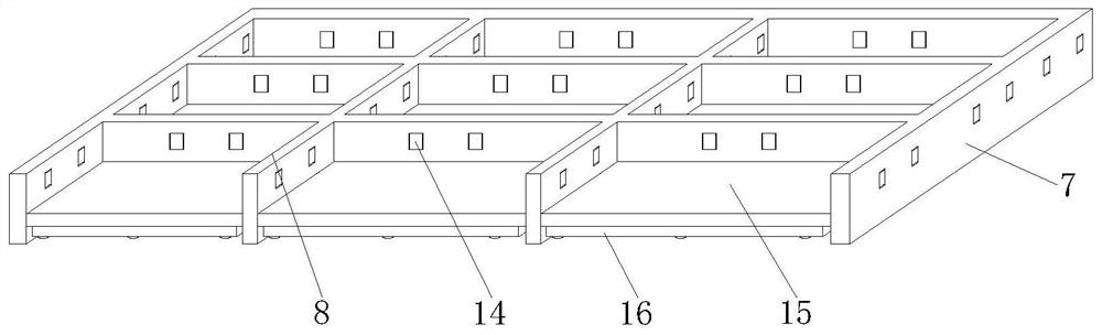 A highly safe new energy vehicle battery module placement mechanism