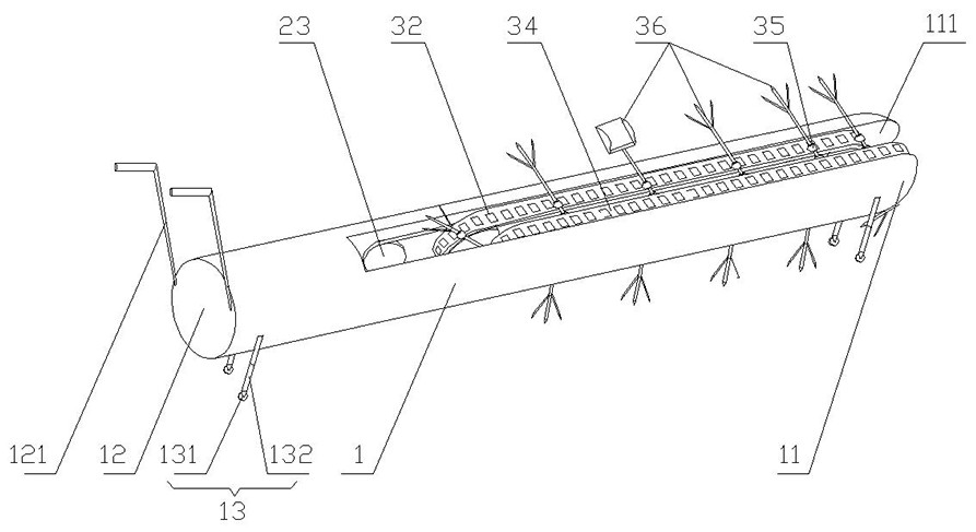 Culvert cleaning device for irrigation canal