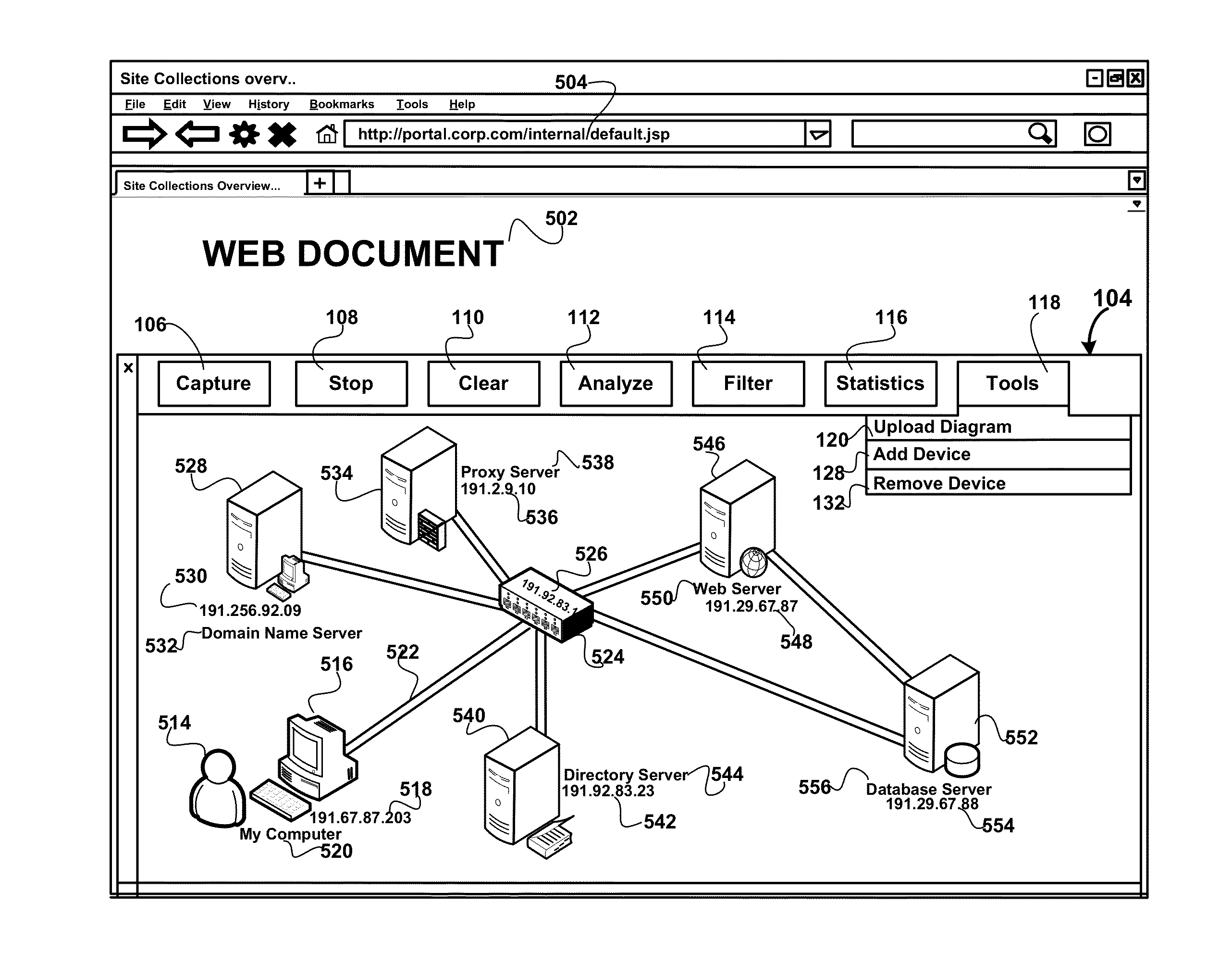 System and method to extend the capabilities of a web browser of a web application issue root cause determination techniques