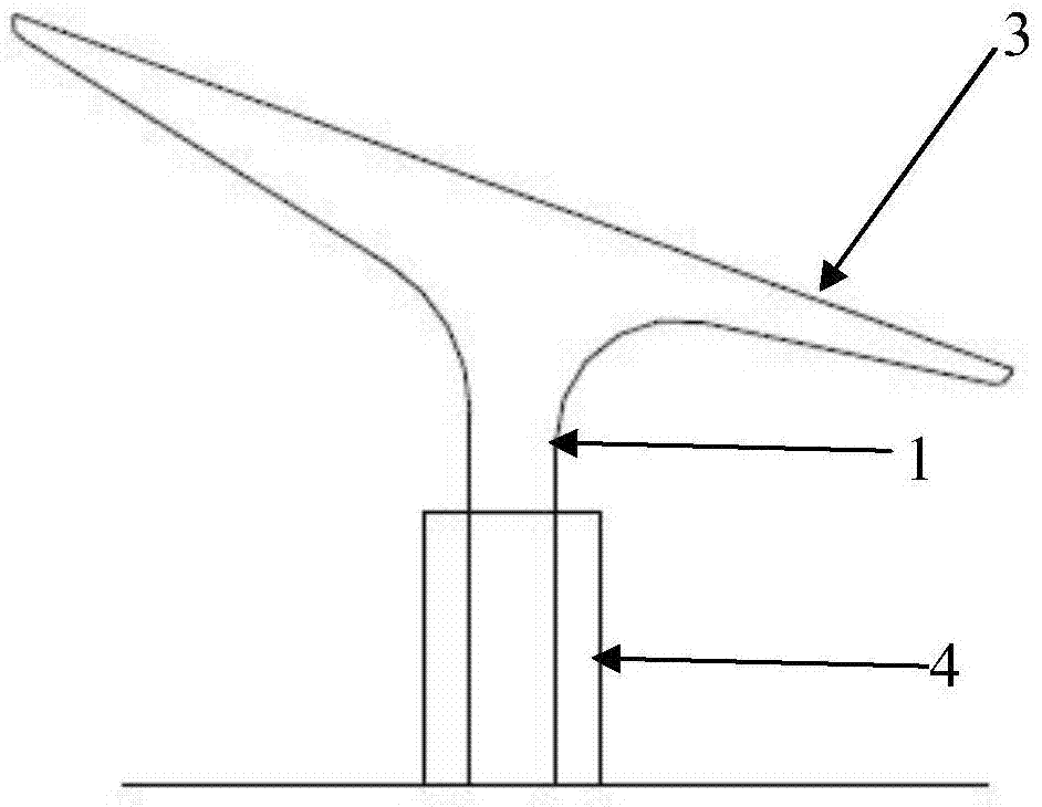 Double-glass double-faced photovoltaic car shed power generation system with rainproof function