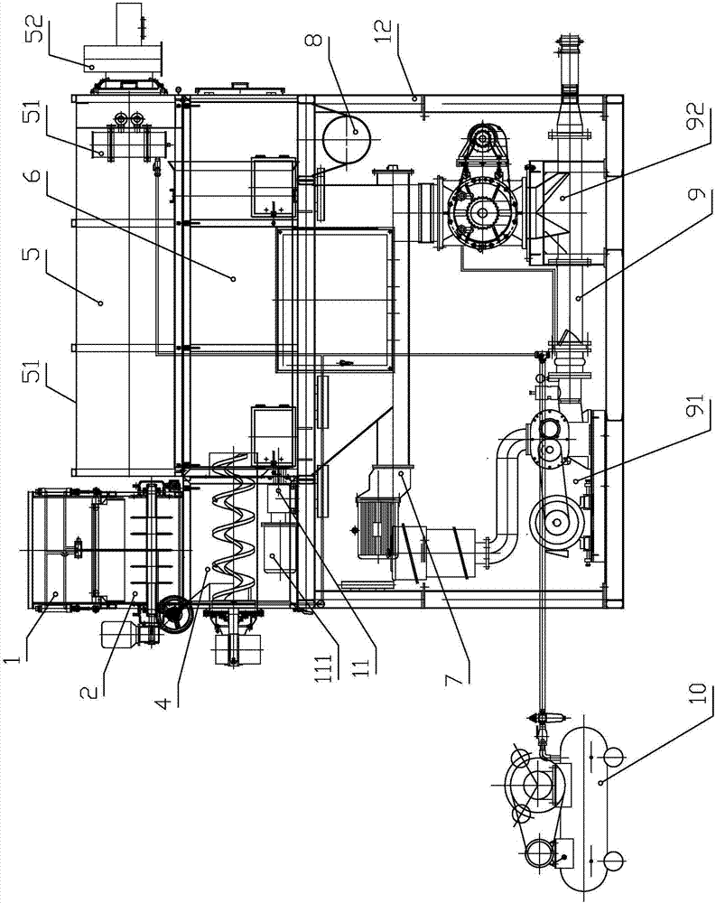 Connecting type cement unpacking and conveying device