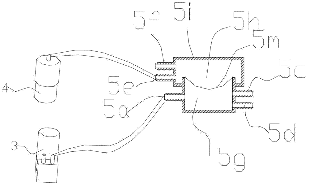 Constant-pressure buffer distributor of printer ink pipeline