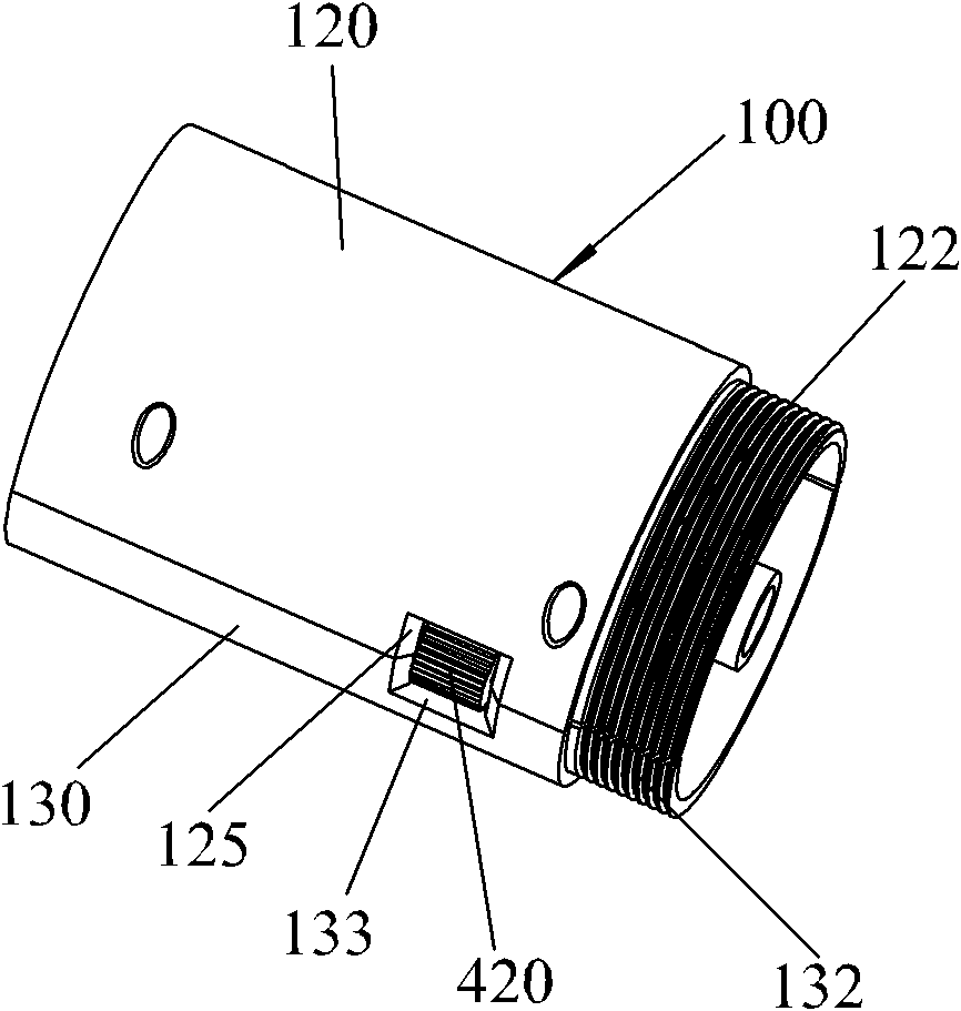 Lens focusing structure and lamp adopting lens focusing structure