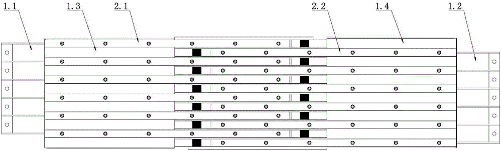 Seamless long-span multidirectional shift comb plate bridge expansion device