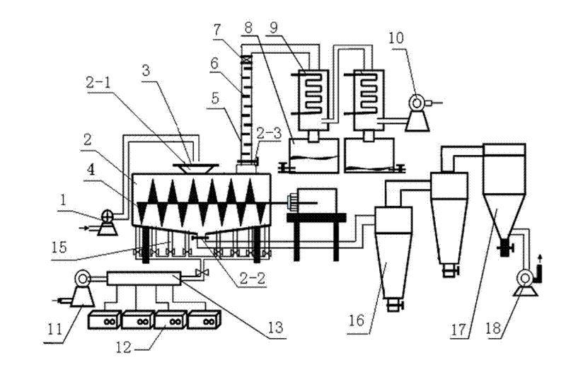 Low-temperature continuous production process for lithium iron phosphate and dedicated device therefor