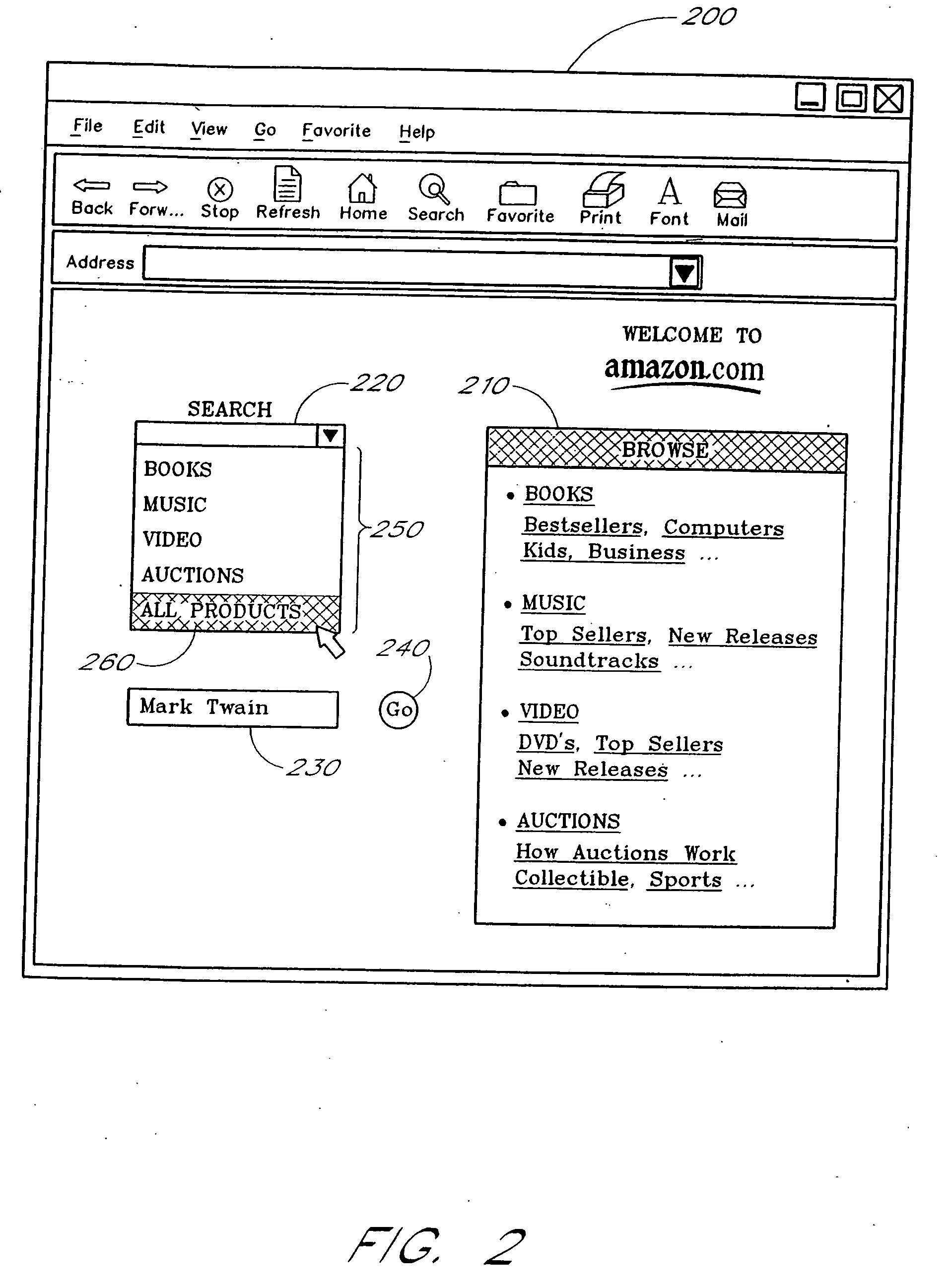 Search query processing to provide category-ranked presentation of search results