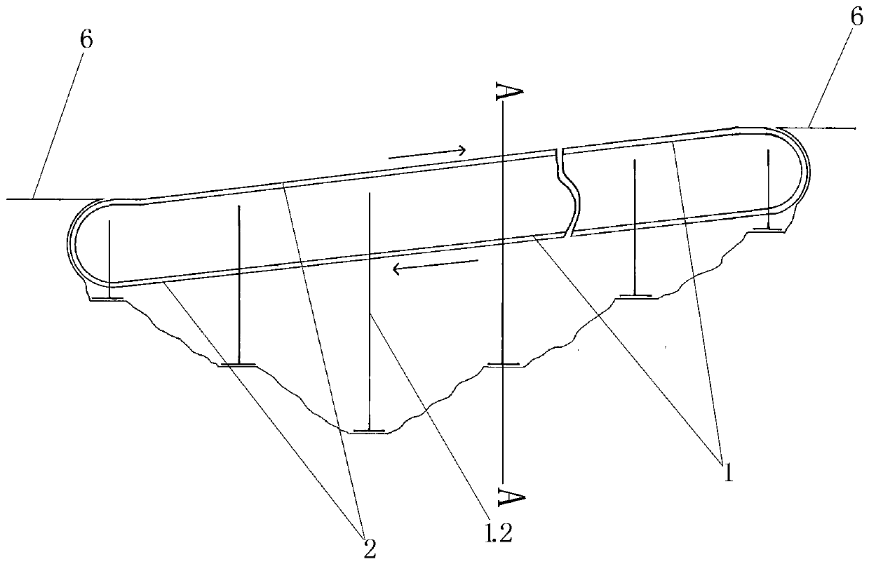 Expressway long upslope vehicle carrying machine