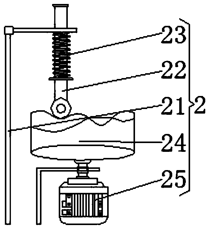 Heavy metal migration device based on electrochemistry