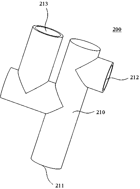 Switching valve, circulating booster water heater and water heater circulating pressurization system