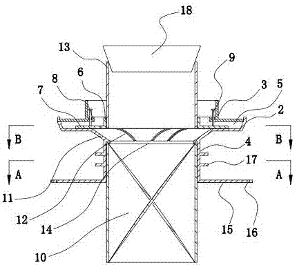 Preset up-regulation-position sleeve type lower rotational flow device