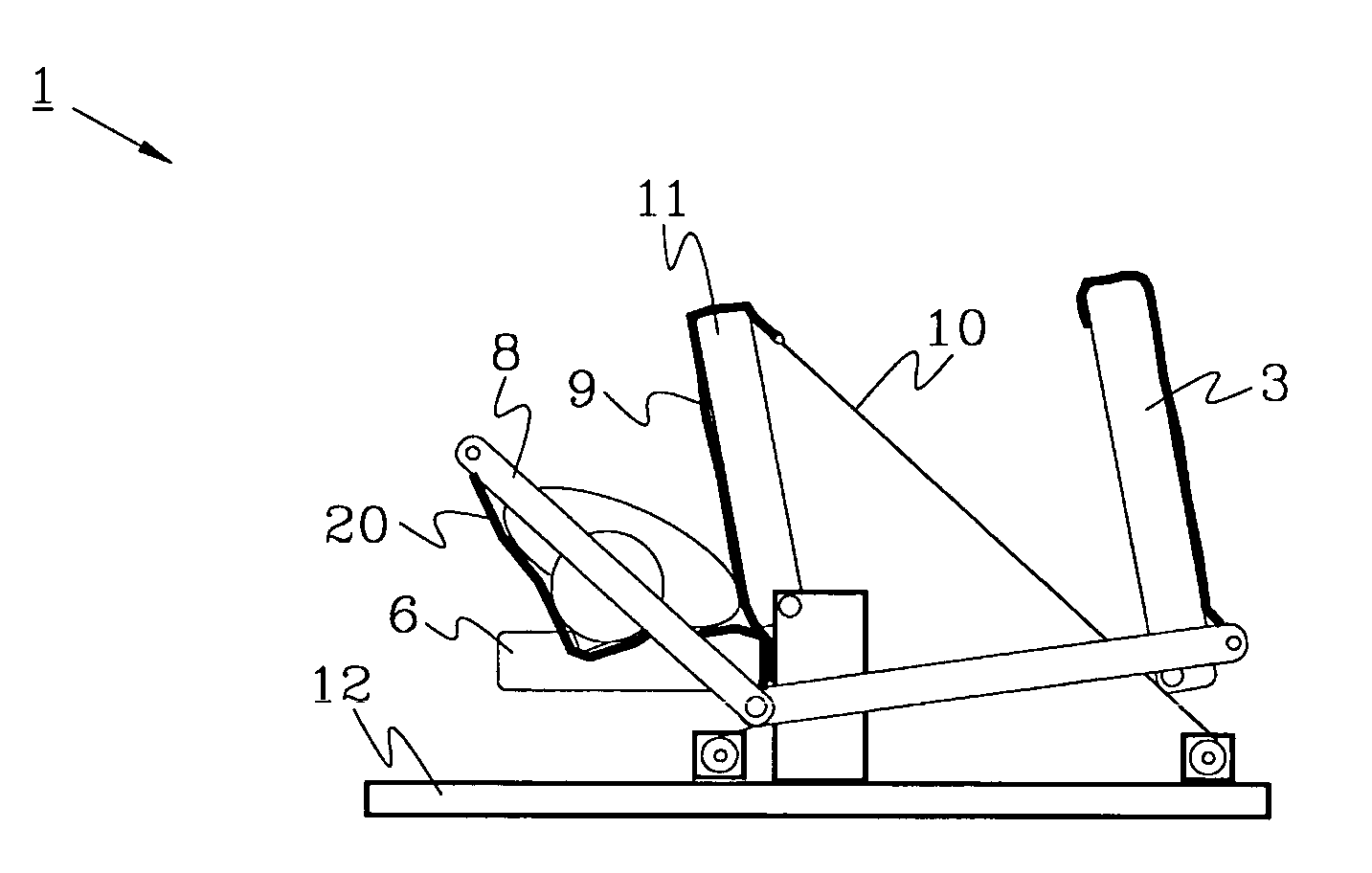 Bed, and method for transferring care-needing person from the bed