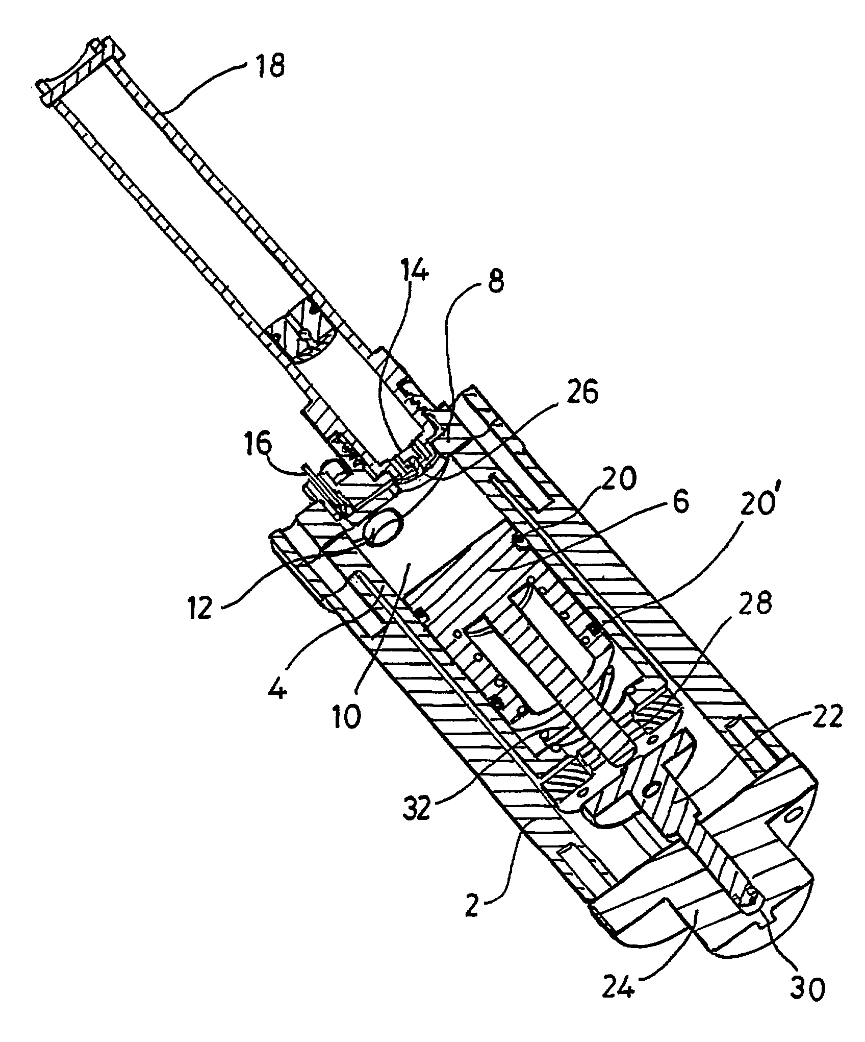 Portable device for delivering medicaments and the like