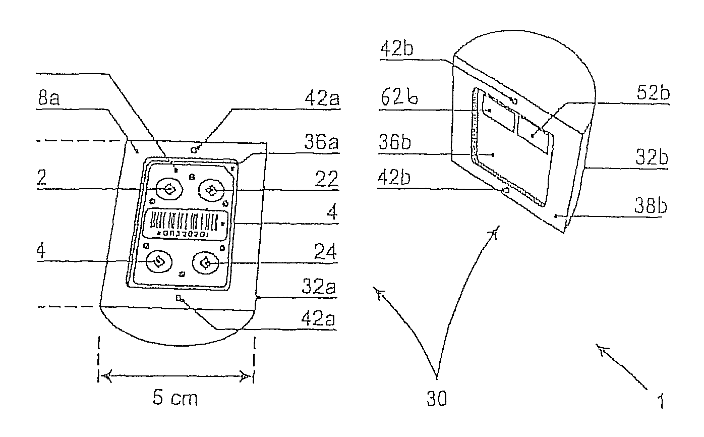 Local dosimeter for measuring the ambient equivalent dose of photon radiation, and reading method