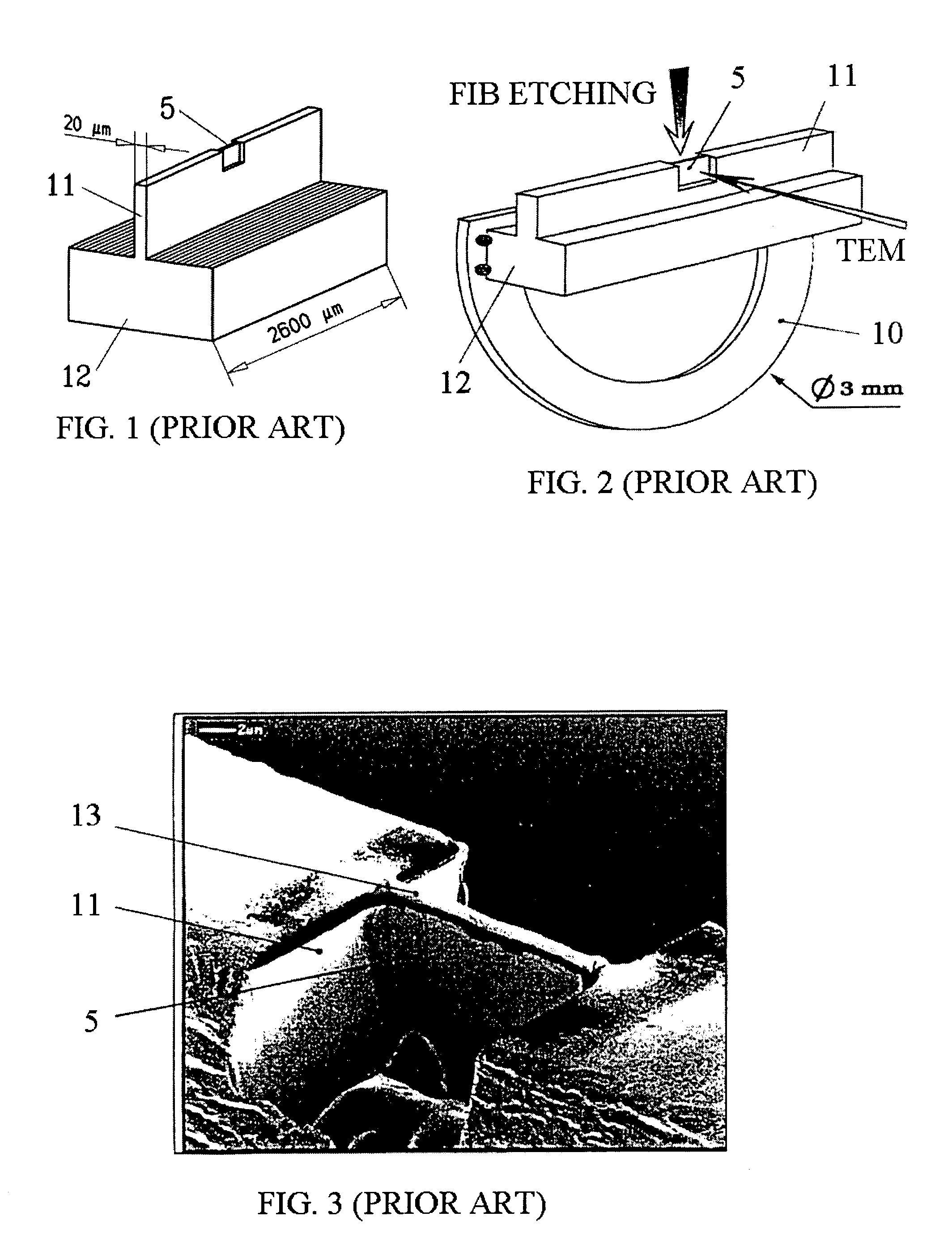 Sample preparation for transmission electron microscopy