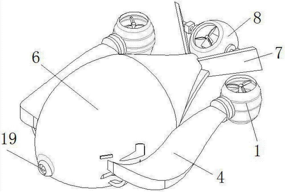 Underwater-air dual-purpose unmanned aerial vehicle